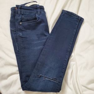 NWOT Pilcro and the Letterpress Distressed Skinny Jeans Size 26